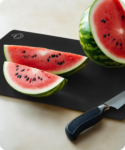 Cutting Boards for Kitchen, Plastic Cutting Board, Dishwasher Safe Cutting Boards with Juice Grooves for Meat, Veggies, Fruits, Easy Grip Handle, Serveware Accessories (Gray)