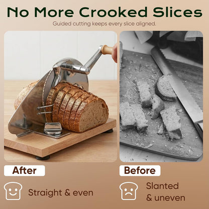 Saluna Manual Bread Slicer for Sourdough and Homemade Bread