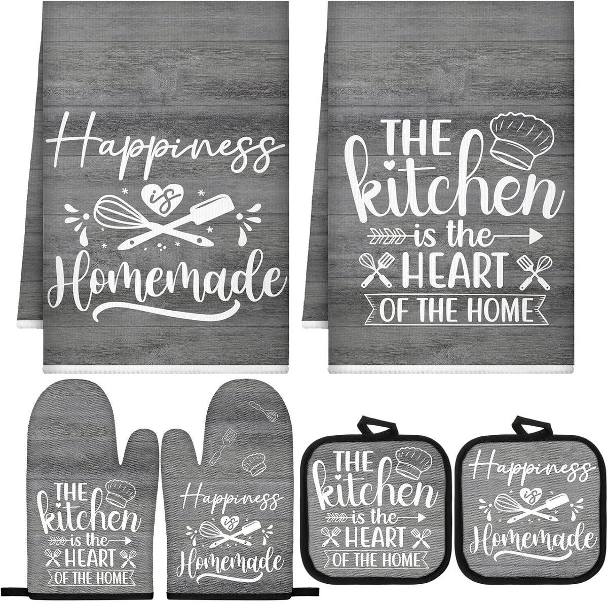 Sratte 6 Pcs Farmhouse Kitchen Decor Accessories Set