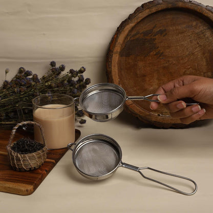 TMT Chai Tea Strainer - Small Stainless Steel Coffee & Tea Filter