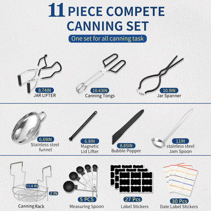 Canning Supplies Starter Kit,Canning Kit Set for Beginners
