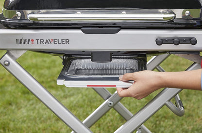 Weber Aluminum Drip Pans 10‑Pack – Disposable Foil Pans for Indirect Cooking, Catching Drippings, Ideal for Roasts, Turkeys & Gravy Drippings - Compatible with Weber Gas Grills - Grill Accessory