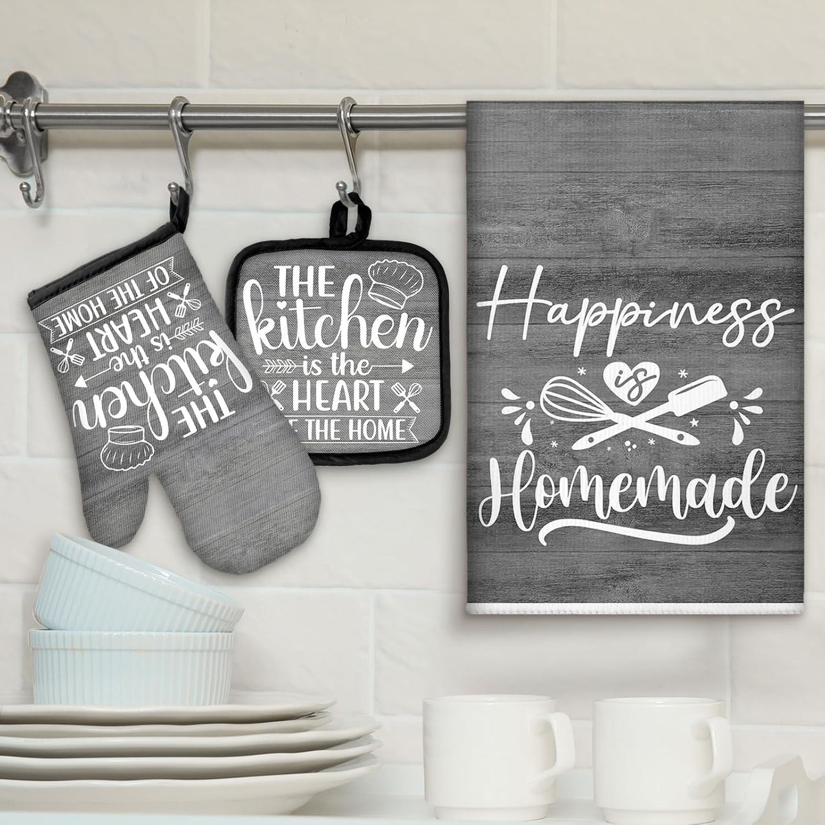Sratte 6 Pcs Farmhouse Kitchen Decor Accessories Set