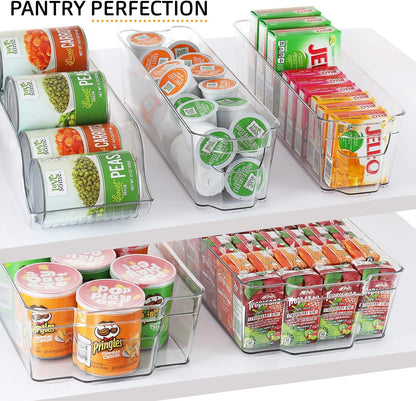 Fridge Organizer - 14 Piece Refrigerator Organizer Bins - Stackable Freezer Organizer - Clear Refrigerator Organizer - Acrylic Fridge Bins