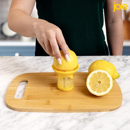 Joie Lemon and Lime Small Hand Juicer and Reamer, Built-In Measuring Cup