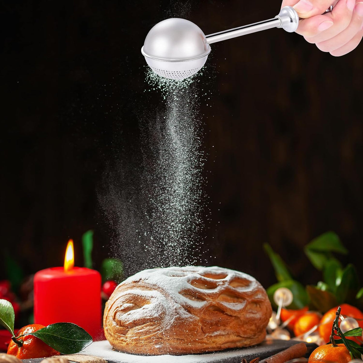 Sugar Shaker, Powdered Sugar Dispenser Duster