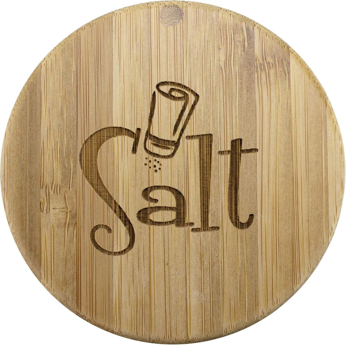 Totally Bamboo Salt Cellar with Swivel Lid, Salt Container for Countertop