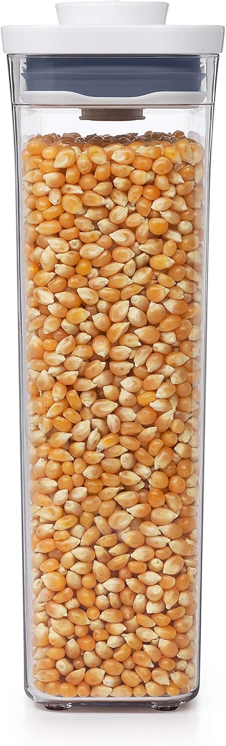 OXO Good Grips POP Container – Airtight 1.7 Qt for Coffee and More Food Storage, Rectangle, Clear