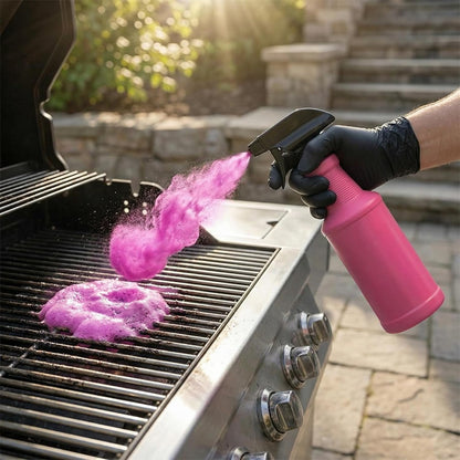 4 Fl oz Fast-Acting Heavy-Duty Grill Degreaser Spray, BBQ Cleaner for Grates and Smoker, Advanced Grease Dissolver and Stain Remover for Outdoor Cooking Equipment (3pcs)