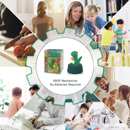 ELE DEPI Mechanical Kitchen Timer for Kids,Wind Up Egg Timer for Cooking.
