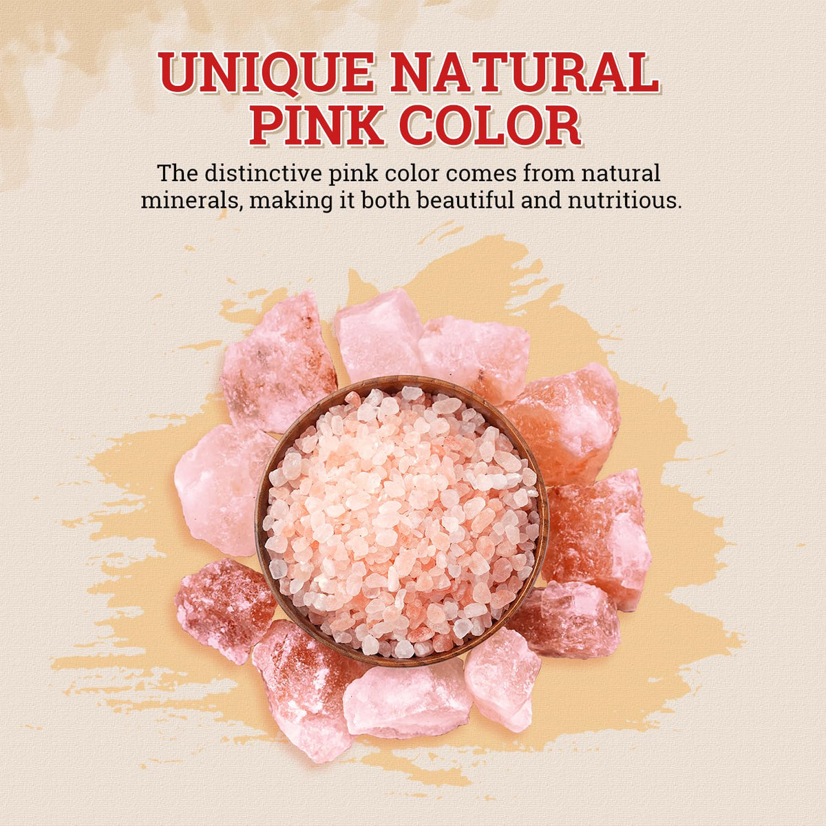 52USA Himalayan Pink Salt, Coarse Grain 1 lb, Salt for Grinder Refill