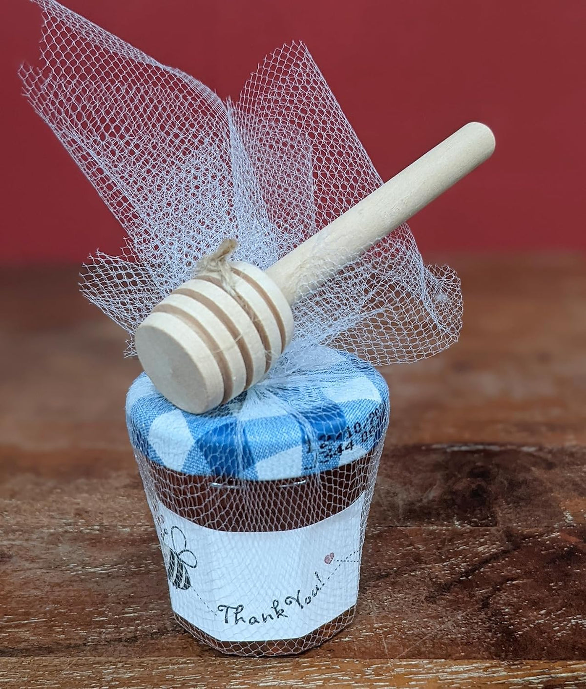 6 inch Wooden Honey Mixing Stirrer Dipper Stick Collecting Dispensing Drizzling Honey Spoon Dipper Jam Portable Wedding Party Gift (100, 6Inch)
