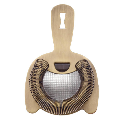 Barfly Fine Mesh Spring Strainer, Black