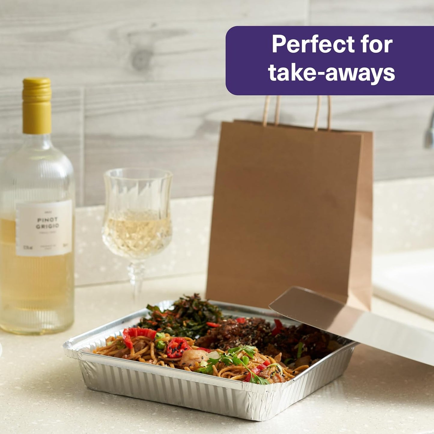 MATANA 25 Pack 10x14 Aluminum Pans, Lasagna Pan Disposable Baking Tin Foil Pan, Half Size Deep Steam Table Pan, Aluminum Tray, Great for Oven Roasting, Chafing, Heating, Serving Food, Parties