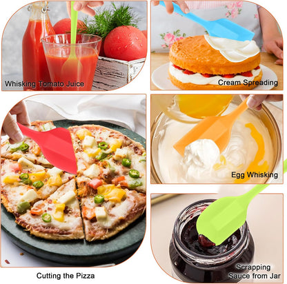 Silicone Spoon Spatula Set Food Grade Kitchen Utensils Heat Resistant
