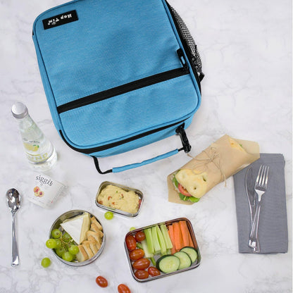 Hap Tim Kids Lunch Box for Girls Boys, Reusable Lunch Bag for Kids, Spacious Lunchbox, Insulated Lunchbag, Purple Unicorn(18654-PP)