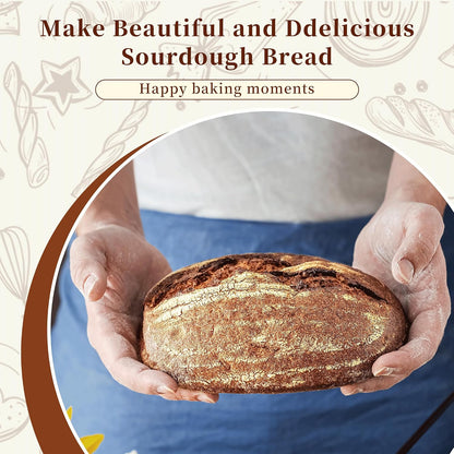 Banneton Bread Proofing Basket 2 Pack 10 In Oval Sourdough Proofing Basket