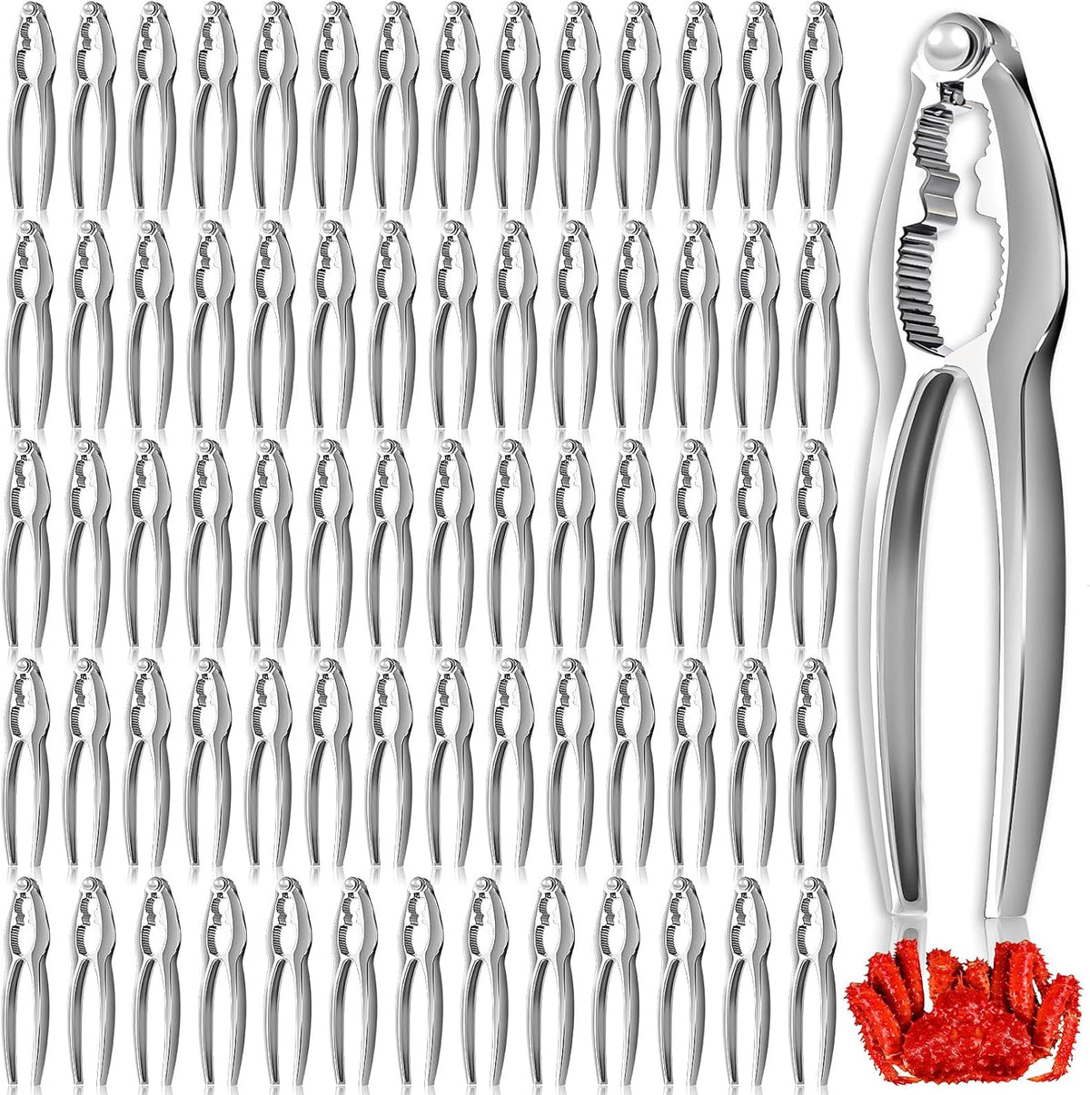 70 Pcs Crab Crackers and Tools, Lobster Cracker Nut Crackers Seafood Tools