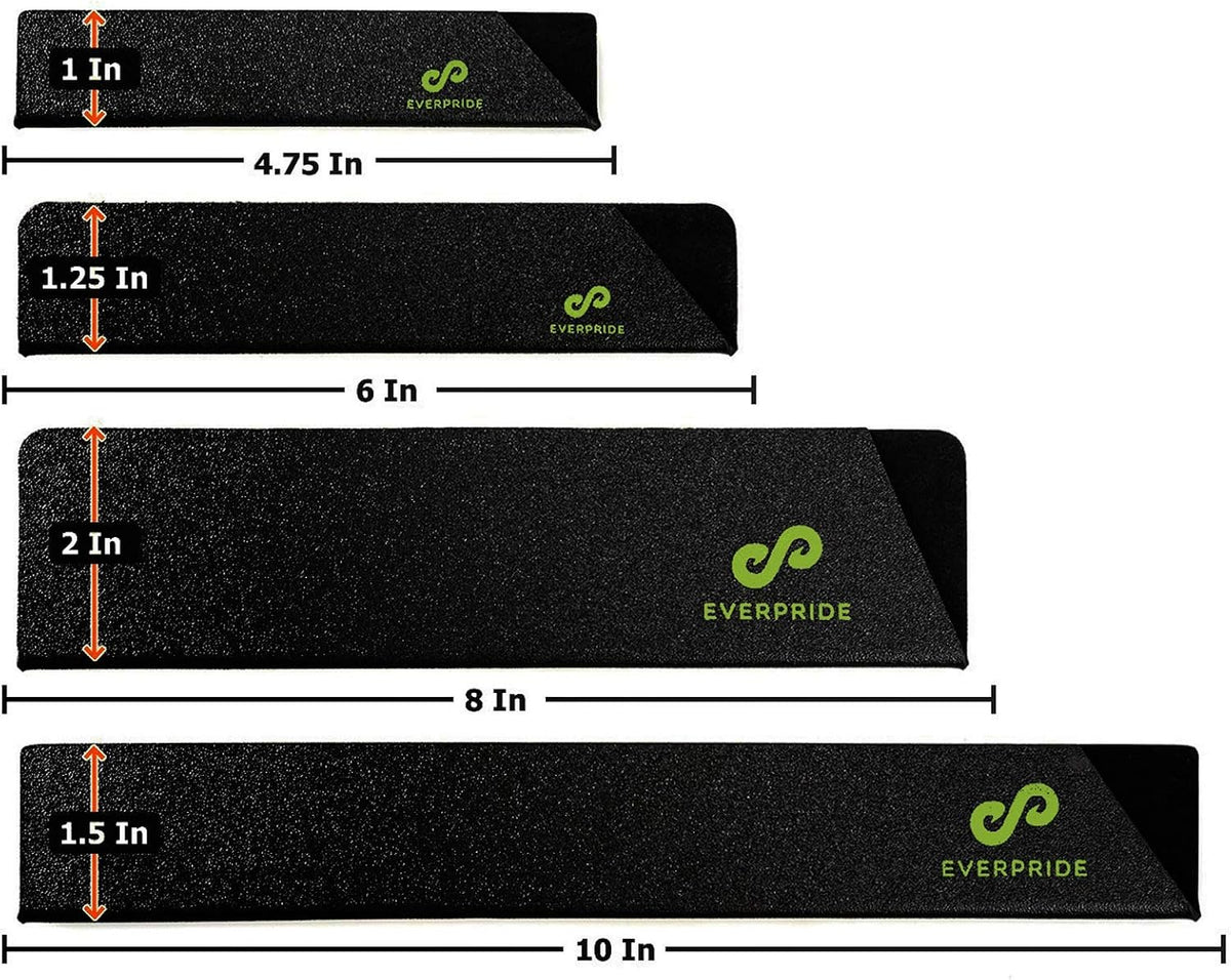 EVERPRIDE Chef Knife Sheath Set Universal Blade Edge Cover Guards for Chef’s and Kitchen Knives – Durable, BPA-Free, Felt Lined, Sturdy ABS Plastic – Knives Not Included