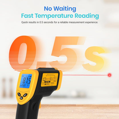 Etekcity Infrared Thermometer Laser Temperature Gun, -58°F~1130°F