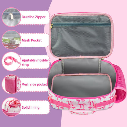 RLGPBON Kids Lunch Bag,Insulated Lunch Box for Girls,Lunch Bag Toddler Teen,School Daycare Cute Travel bags