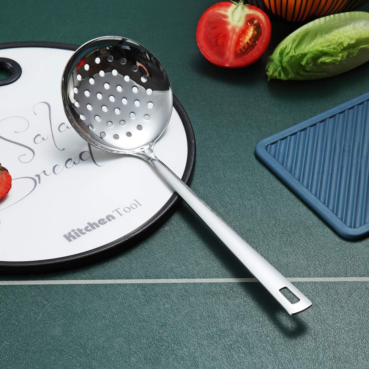 Stainless Steel Spatulas, Berglander Slotted Turner, Metal Turner For Cooking, Kitchen For Nonstick Cookware, Barbecue Spatulas, Dishwasher Safe, Easy to Clean