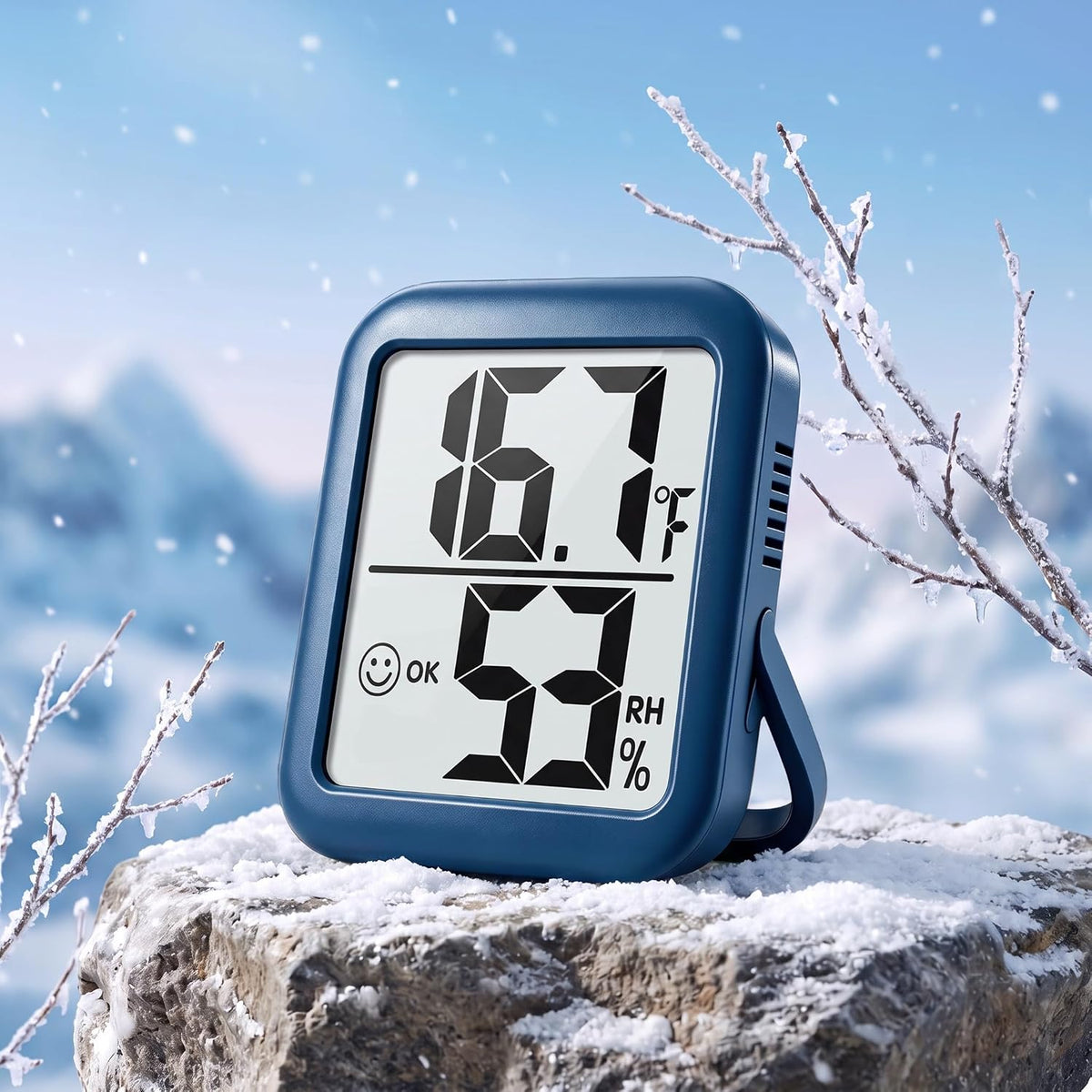 Antonki 2 Pack Room Thermometer Indoor Hygrometer