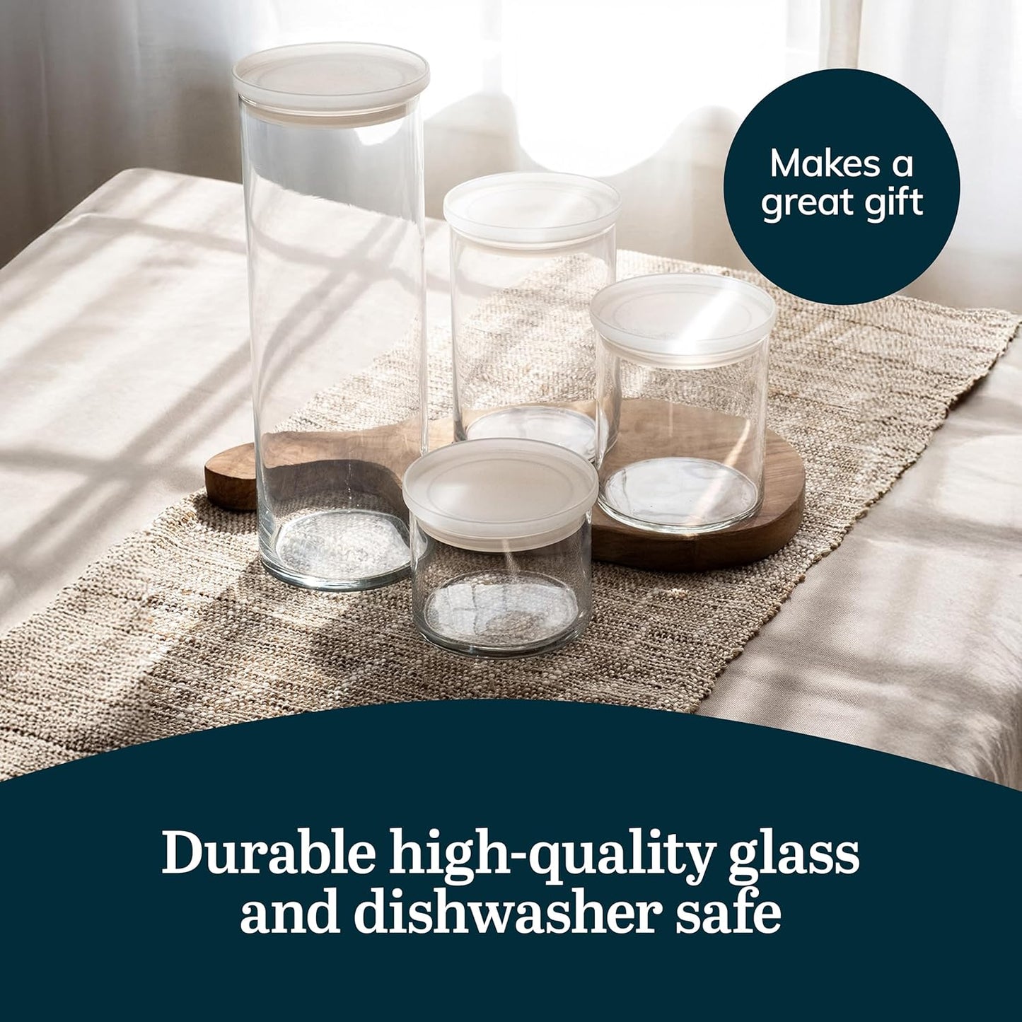 Libbey Baker's Basics 3-Piece Glass Mixing Bowls Set - Clear Bowls for Baking, Prep, Serving & Storage - Microwave, Oven, Freezer and Dishwasher Safe