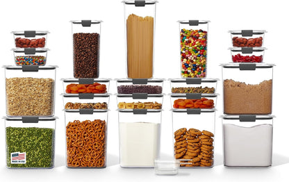 Rubbermaid Brilliance Pantry Airtight Food Storage Container, BPA-Free 7.8 Cup, Ideal for Brown Sugar - Efficient, Leak-Proof and Dishwasher-safe