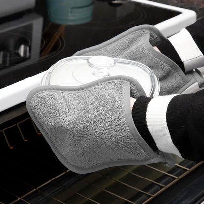 RITZ Terry Pocket Mitt & Hot Pad: Unparalleled Heat Resistant, Durable 100% Cotton – Ergonomically Designed for Optimal Grip – Easy-Care Machine Washable –, Federal Blue