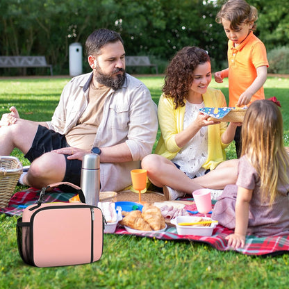 esouler Lunch Box Kids Insulated Lunch Bag for Boys & Girls Durable Children Lunchbox for School with Water Bottle Holder-Black