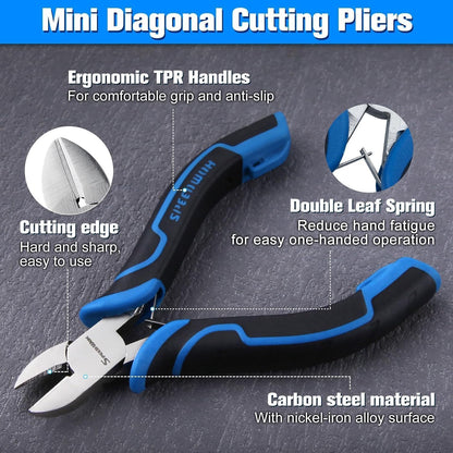 SPEEDWOX Long Reach Bent Needle Nose Pliers With Smooth Jaw Angled Needle Nose Pliers For Jewelry Making Fish Bone Pliers Tweezers Bent Chain Nose Pliers For Wire Bending And Small Object Gripping