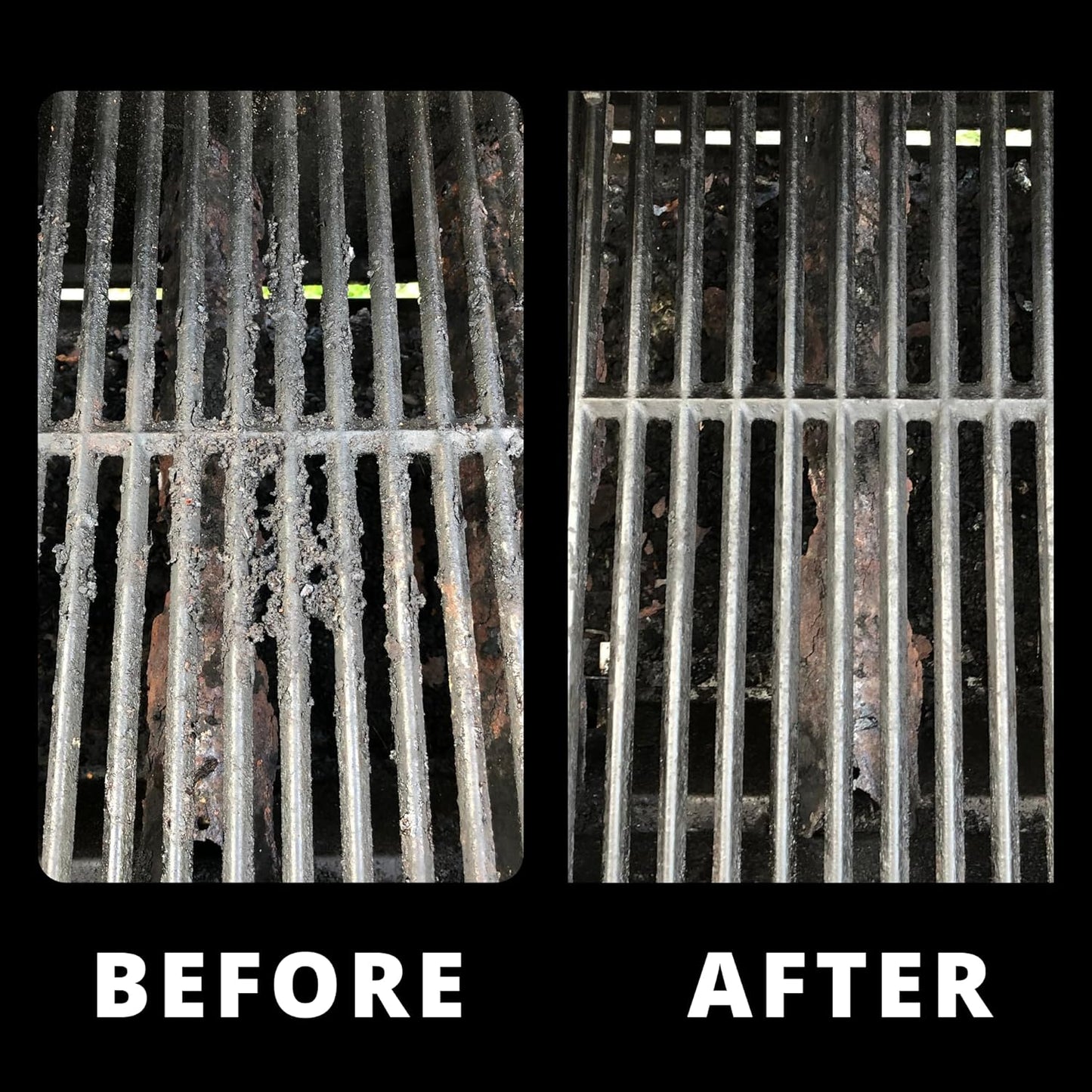 Grill Rescue BBQ Replaceable Scraper Cleaning Head, Bristle Free - Durable and Unique Tools for Cast Iron or Stainless-Steel Grates, Barbecue Cleaner (Replaceable Grill Grate Scraper Head)