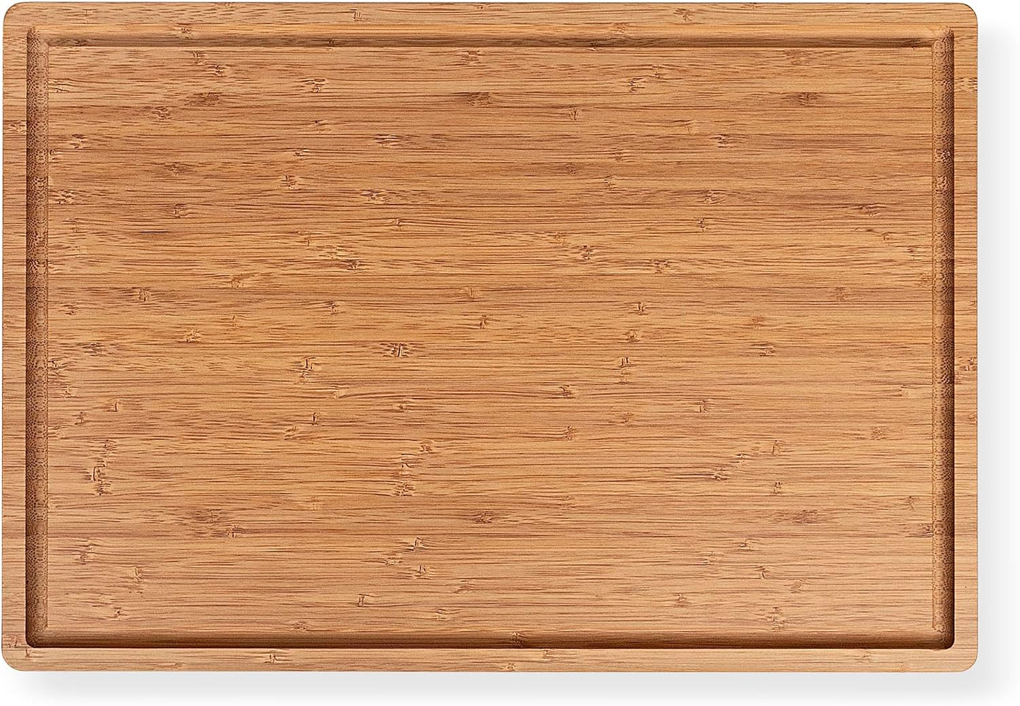 Bamboo Cutting Board Set for Kitchen - 3 Piece Reversible Wooden Cutting Boards, Wood Chopping Boards for Meat, Bread, Fruit, Cheese, Meal Prep, Wood Board and Charcuterie Serving Boards by Bambusi