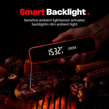 Meat Thermometer Digital, 1-2 Sec Instant Read, Grilling, Cooking, Food