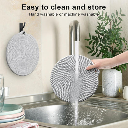 7" Trivets for Hot Dishes, 6 Pack Trivets for Hot Pots and Pans
