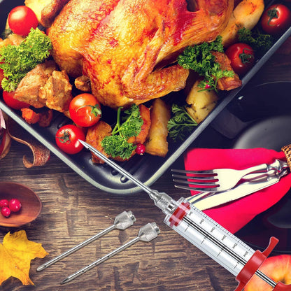 Meat Injector, Turkey Injector Syringe, 1oz - 1 Injector 1 Needle