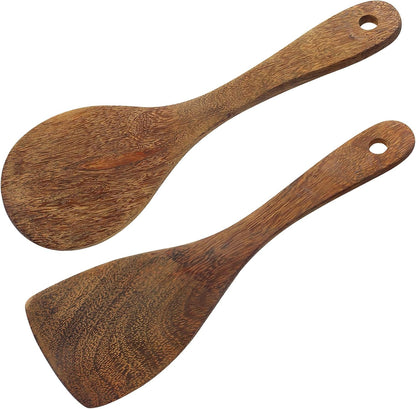 2-Piece Wooden Spoon Set