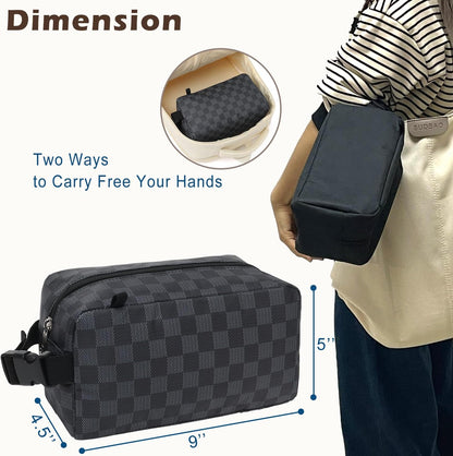 FlowFly Small Insulated Lunch box Portable Soft Bag Mini Cooler Thermal Meal Tote Kit with Handle for Work & School, Black