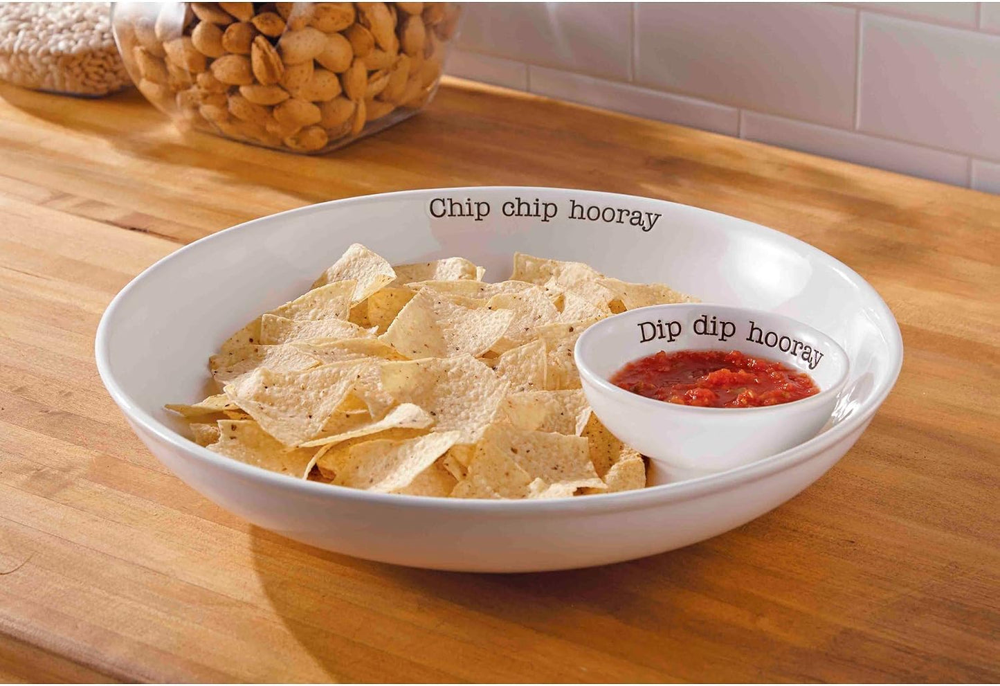 Mud Pie Circa Chip N Dip Set (Bistro Chip n' Dip Server)