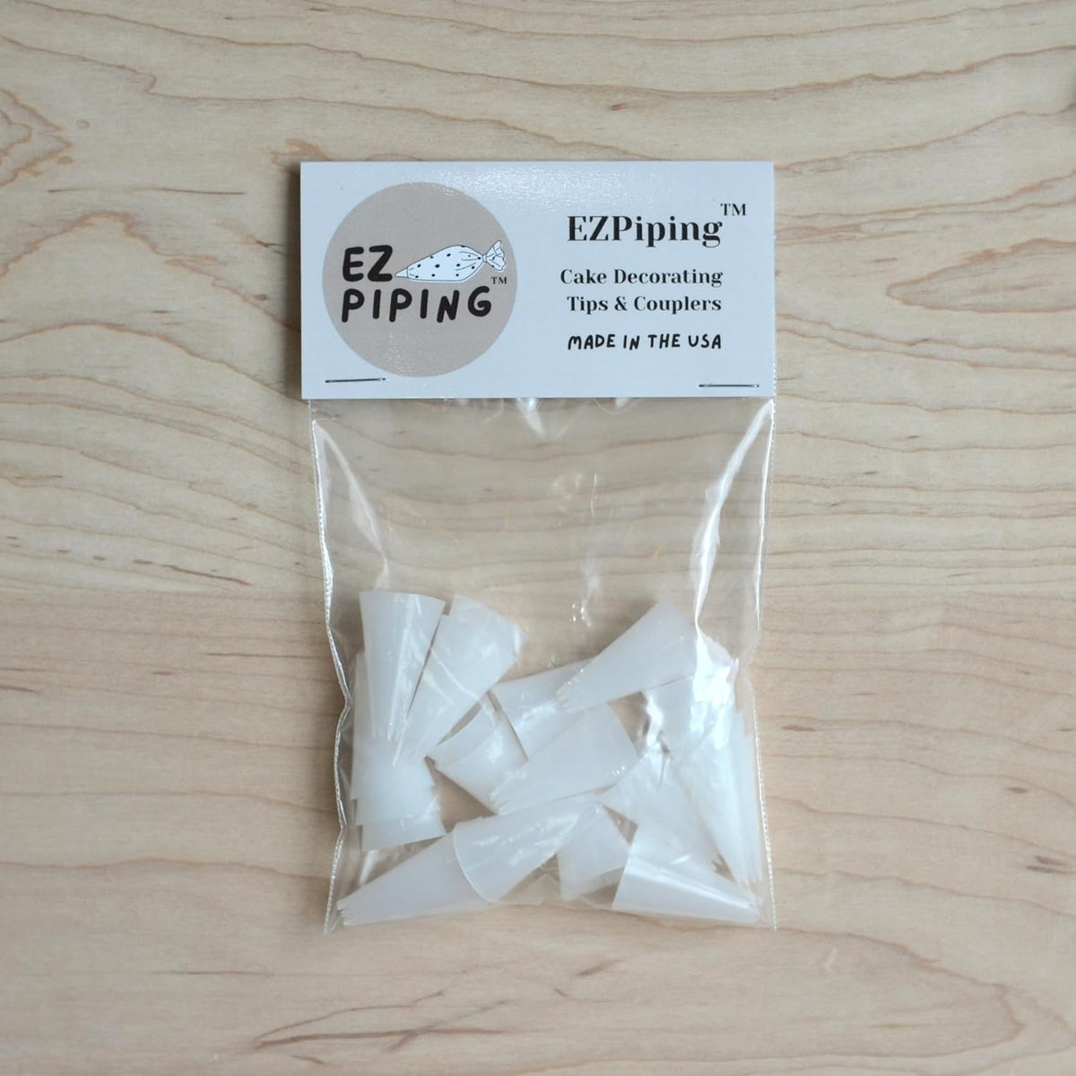 Reusable Plastic Piping Tips, Nozzles Standard Size Star Tip #20