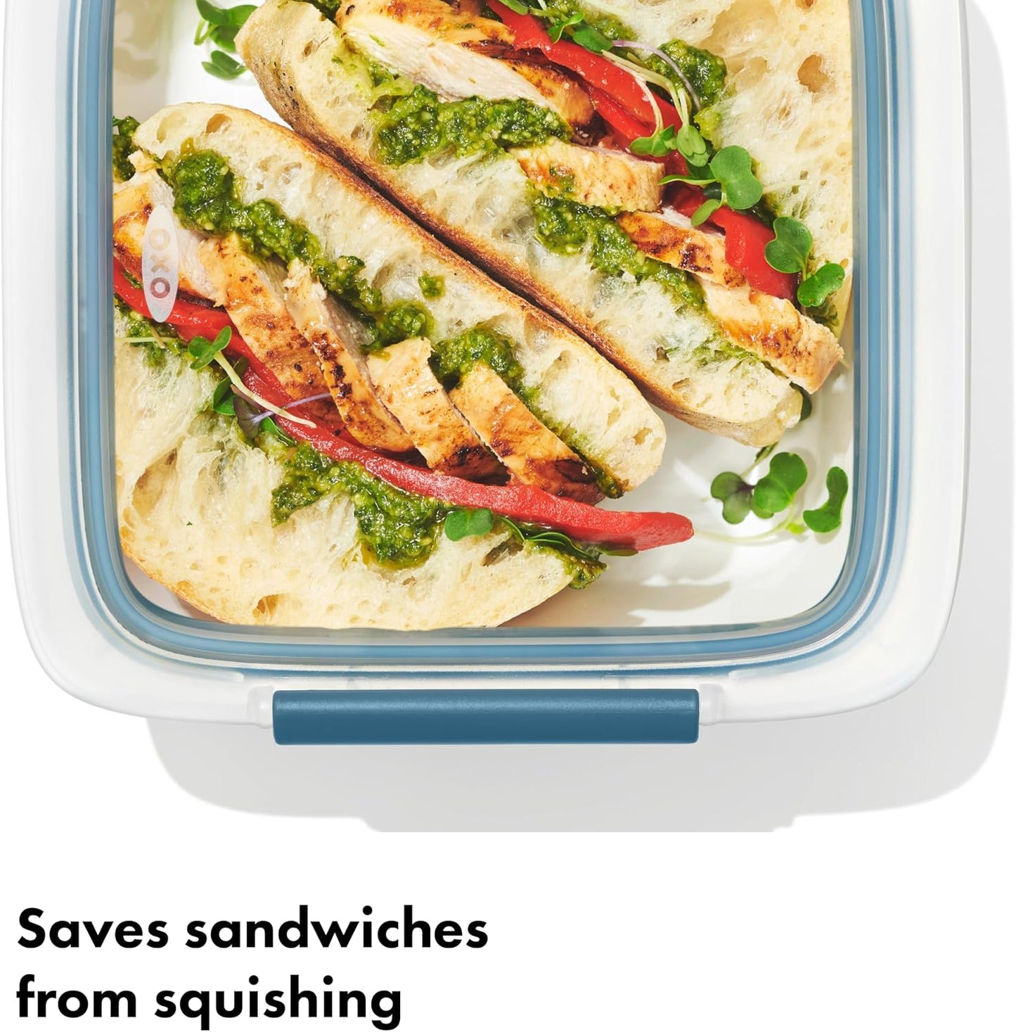 OXO Good Grips Prep & Go Snack & Dip Container, Snack Fuss-Free on the Move, Leakproof Reusable Small Meal Food Storage and Lid, Food Containers with Lids, Snack Organizer, 1.6 Cups/0.4 L