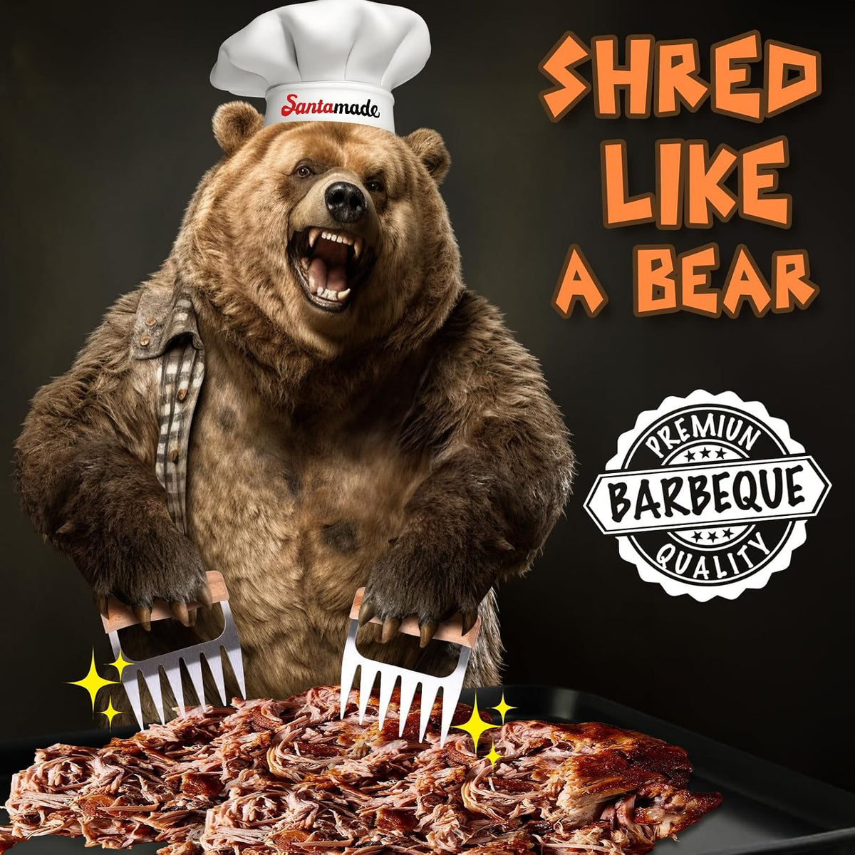 Stainless Steel Meat Shredder Claws