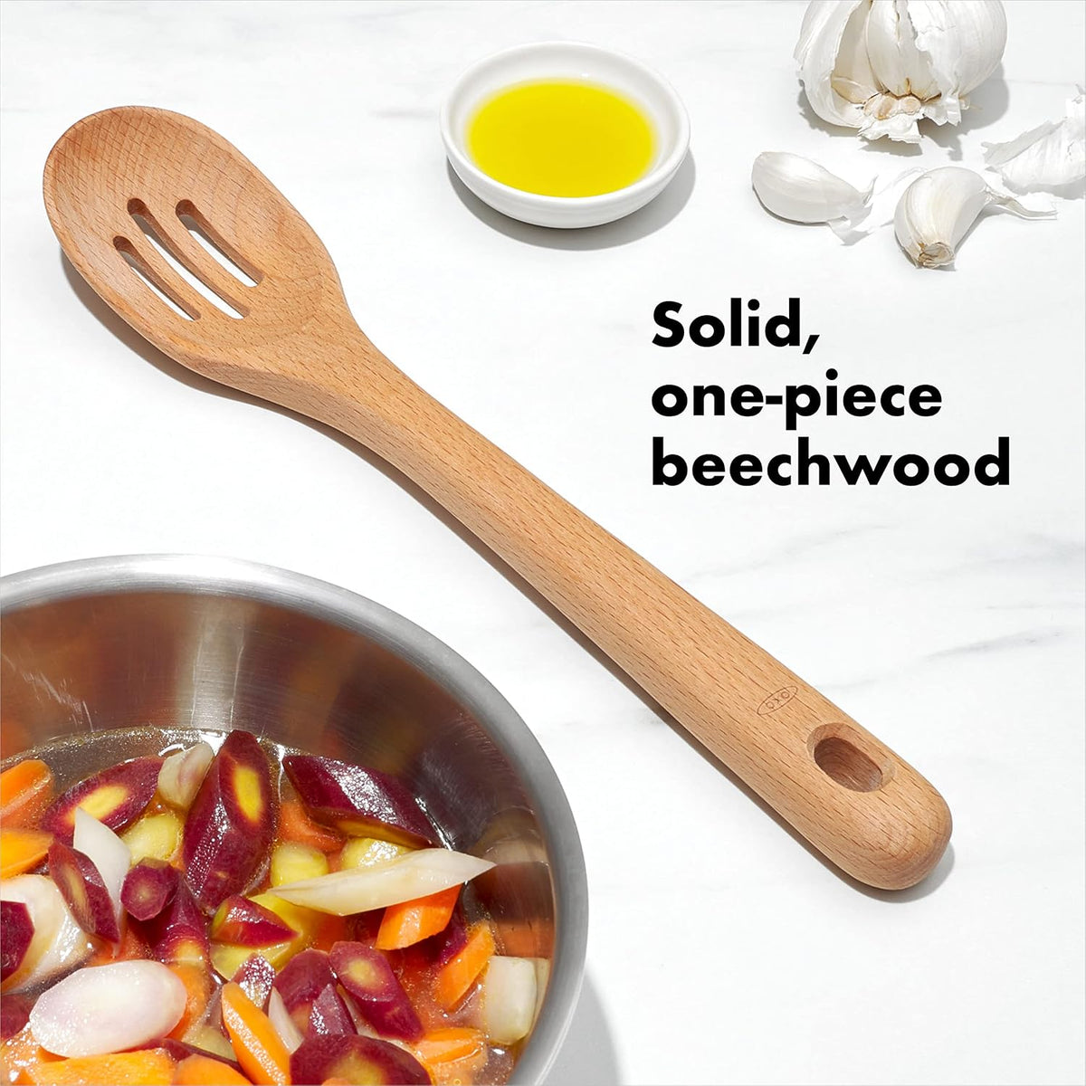OXO Good Grips Large Wooden Slotted Spoon