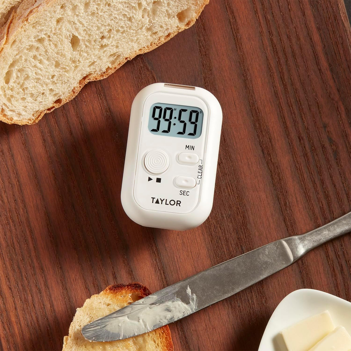 Multi-Alert (Sound, Light, Vibration) Digital Timer
