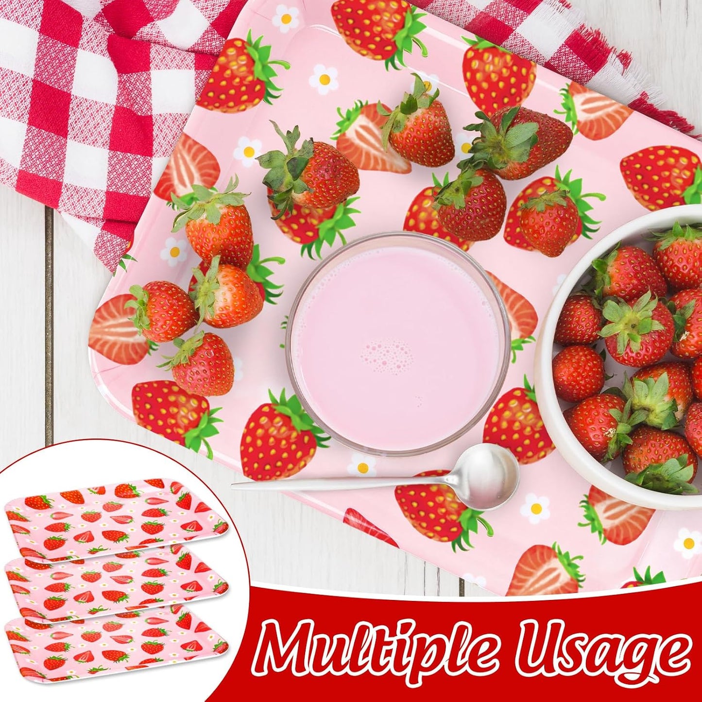 JarThenaAMCS 3Pcs Graduation Serving Trays 13 x 10 Inch Bachelor' s Hat Diploma Glitter Reusable Melamine Platter Congrats 2026 Grad Serving Dishes for Graduate Party Sharing Snacks Fruit Dessert