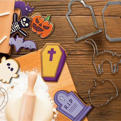 Fall Thanksgiving Cookie Cutters - 7PCS Stainless Steel Biscuit Molds