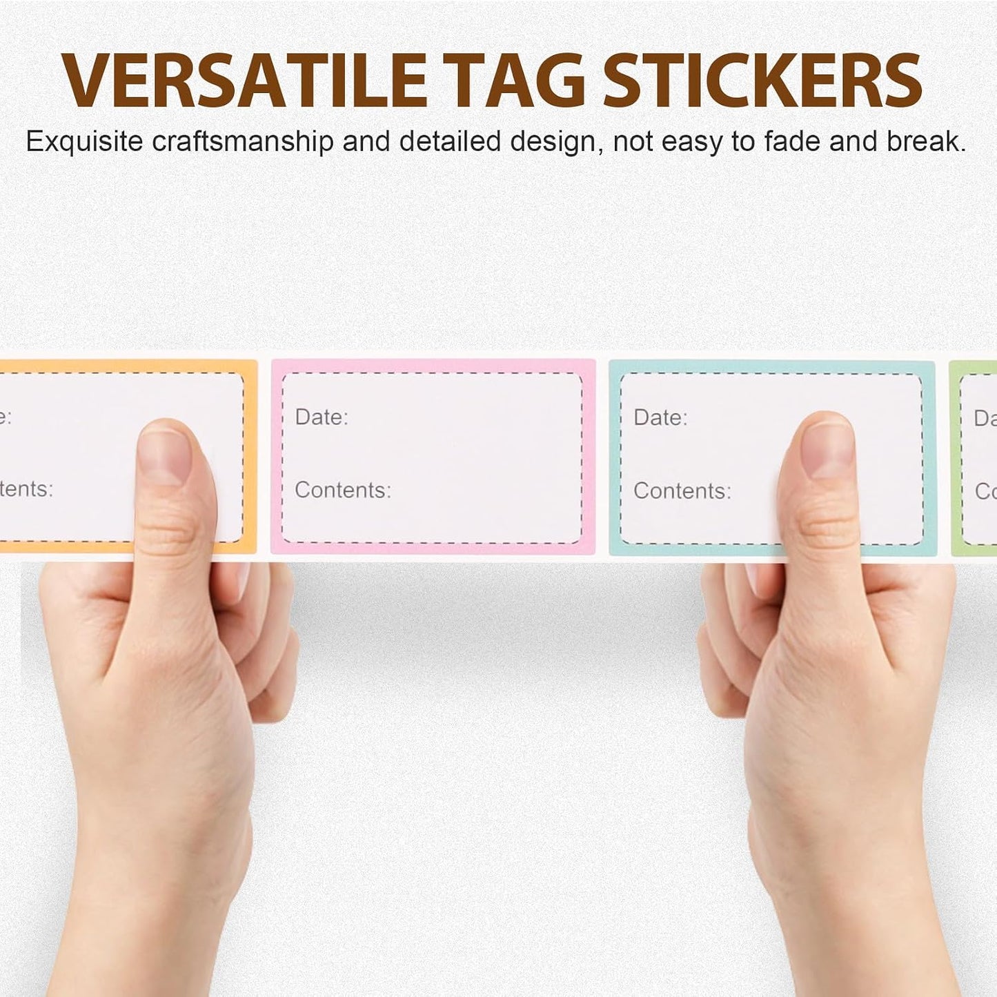 5 Rolls Multi-Function Date Labels Portable Food Storage Stickers for Office Kitchen Refrigerator Freezer Convenient Blank Bottle Stickers for Meal Prep Organization