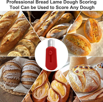 Herda Bread Lame Dough Scoring Tool, Retractable Magnetic Design