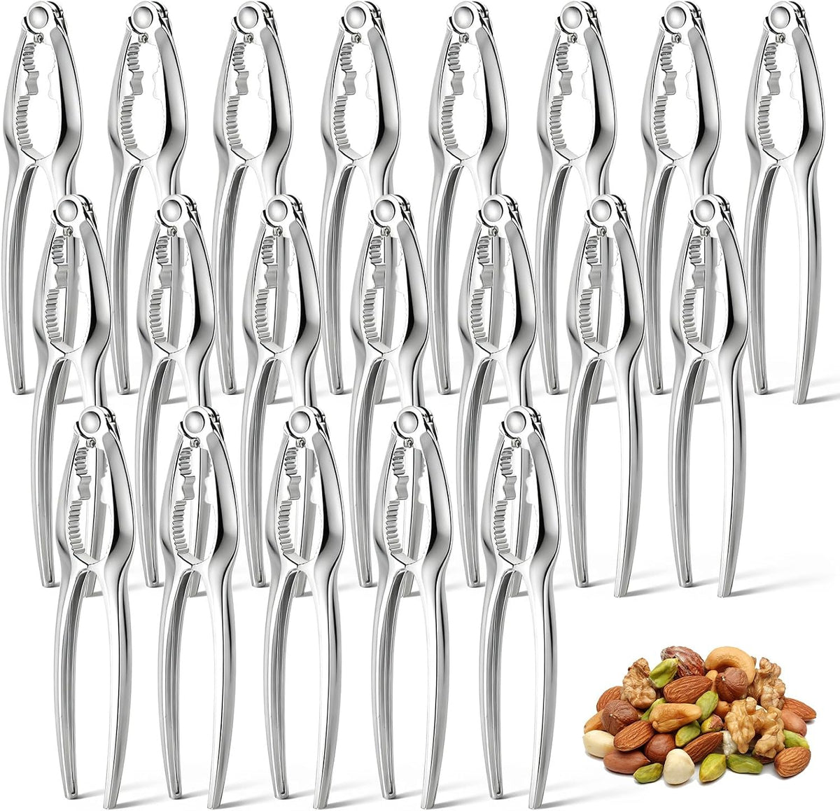 SHENLIU 20 Pack Nut Crackers Tool, Crab Crackers and Tools